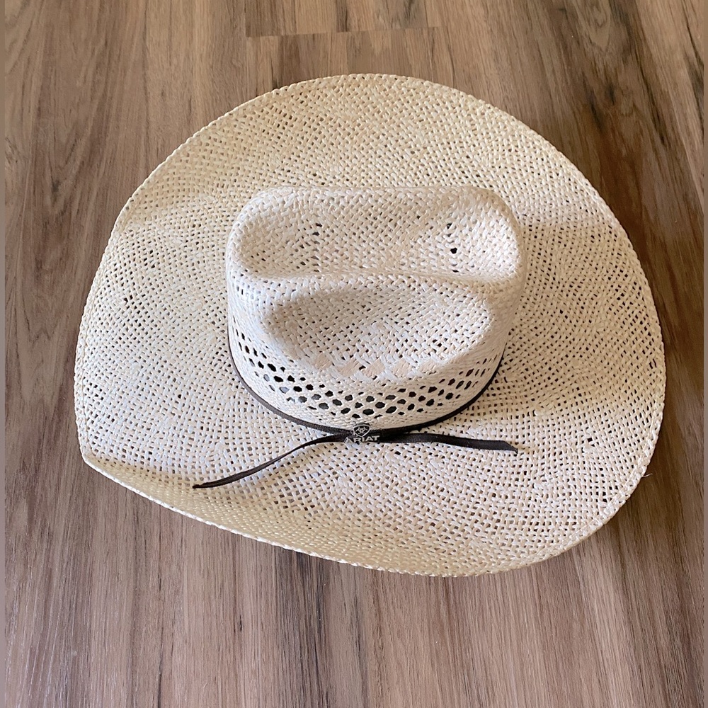 Ariat Unisex Punchy Straw Cowboy Hat 6 3/4